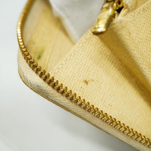 Louis Vuitton Long Wallet Damier Azur Zippy N60019 White Men's Women's - Picture 9 of 15